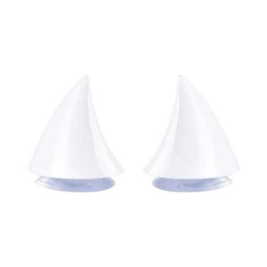 Imagem de Adesivos Decorativos De Orelhas De Gato Coloridas Para Capacete De Mot