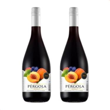 Imagem de Kit com 2 Cooler Pessego Tinto Pergola 750ml Envio Imediato
