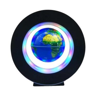 Imagem de Globo Magnético De Levitação LED Com Luz Rotativa, Lâmpada Flutuante C