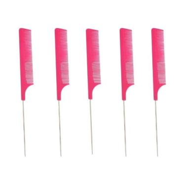 Imagem de Pente De Cabelo Profissional Em Aço Inoxidável Com Dentes Finos, Ferra