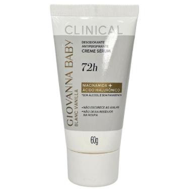 Imagem de Desodorante Creme Sérum Bisnaga Blanc Vanilla Clinical 72h Vegano Giov