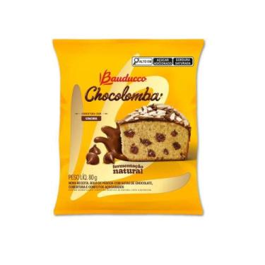 Imagem de Mini Chocolomba de Páscoa Gotas de Chocolate Bauduco 80g - 2291, Baudu