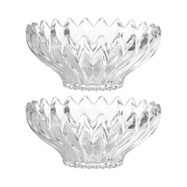 Imagem de Jogo 2 Taças De Sobremesa Bowl Vidro Transparente Brazilia 300ml 14cm 