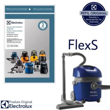 Imagem de Kit 3 Sacos Aspirador de Pó Electrolux Original - FLEX S (CSE10)