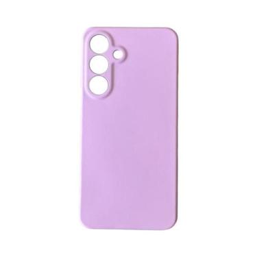 Imagem de Capinha Aveludada + Película de Vidro 3D Celular S25 FE - DB, Lilás