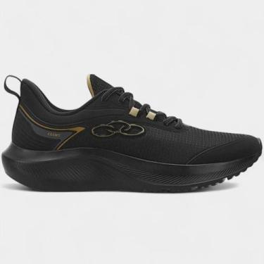 Imagem de Tênis Olympikus Cosmo Masculino - Preto e Dourado, 42