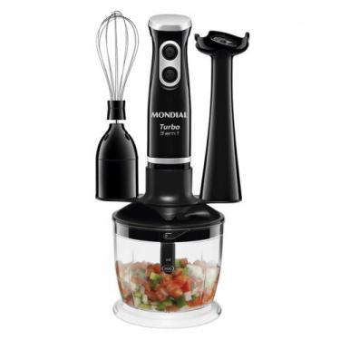 Imagem de Mixer Mondial M-14 3 em 1 Lâmina em Aço Inox 600ML 350W, Preto, 110V
