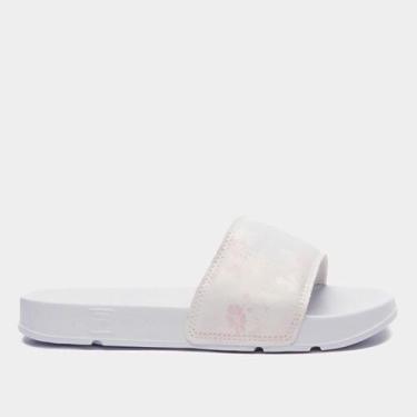 Imagem de Chinelo Infantil Fila Drifter, Branco, Rosa, 32