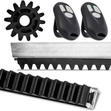 Imagem de Engrenagem Externa 14 Dentes Nylon Slider + Cremalheira 4,8 metros + 2