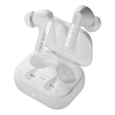 Imagem de Fone de Ouvido Bluetooth Noise Cancelling WAAW MOB 500-W ANC Branco Co
