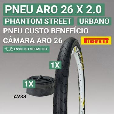 Imagem de Pneu Urbano Para Bicicleta Aro 26 2.00 Pirelli Phantom Street, 1 PNEU 