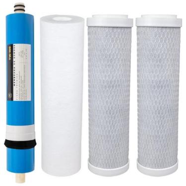 Imagem de Kit Refil Osmose Reversa Consumo 390 L/dia Membrana 100gpd - Royal B&B