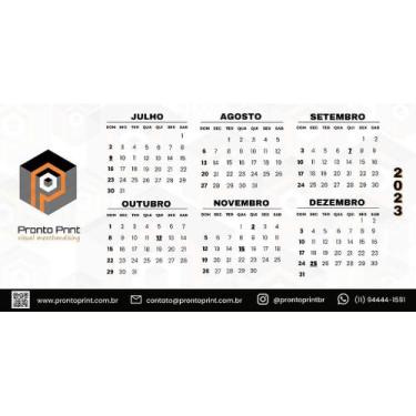 Imagem de Calendário Personalizado 2023 - 20 unidades (20cm x 6cm x 10cm) - PRON