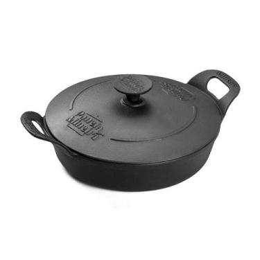 Imagem de Travessa Estilo Redonda Tampa Ferro Panela Mineira 14cm 0,4l