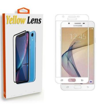Imagem de Película de Vidro 3D 5D 6D Samsung Galaxy J7 Prime - Branca - Yellow L