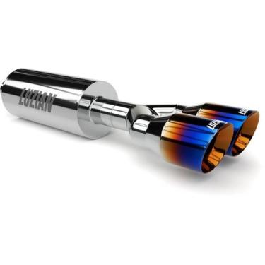Imagem de Abafador Escapamento Esportivo Aço Inox Luzian LP2021 3,5 polegadas