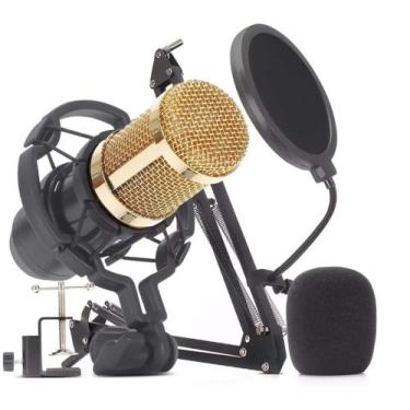 Imagem de Microfone Condensador para Stream- Pod Cast - Gravações - Kit completo
