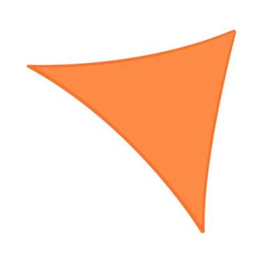 Imagem de Toldo Triangular Impermeável 5x5x5 2x2x2M Para Jardim, Pátio E Piscina