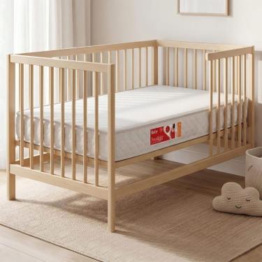 Imagem de Colchão Para Berço Liso Branco 130 X 60 X 10 Cm D18 - Prorelax