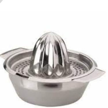 Imagem de Espremedor de Frutas Manual para Suco de Laranja ,limão de Inox 9,5x13