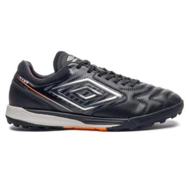 Imagem de Chuteira Umbro Adamant Master Class Pro Bump Society, 37, Preto, Prata