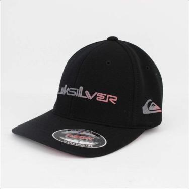 Imagem de Boné Quiksilver Flexfit Gradient Type New Wave Black P Q911A0335BLKP