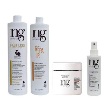 Imagem de Ng De France Fast Liss + Thermo + Co. Repair+ Máscara Repair