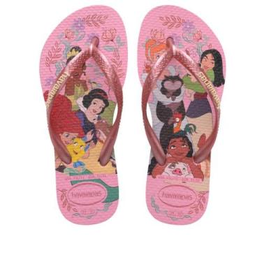 Imagem de Chinelo Infantil Havaianas Princess Rosa/Rosa, 31/32