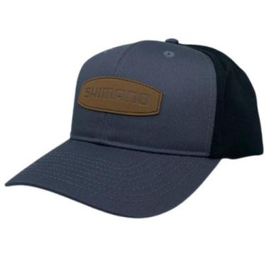 Imagem de Boné Cinza Preto Com Logo Marrom - Shimano