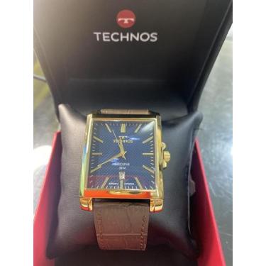 Imagem de Relógio pulseira couro technos