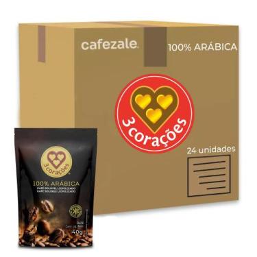 Imagem de Café Solúvel 100% Arábica Três Corações Kit 24 Refis de 40g