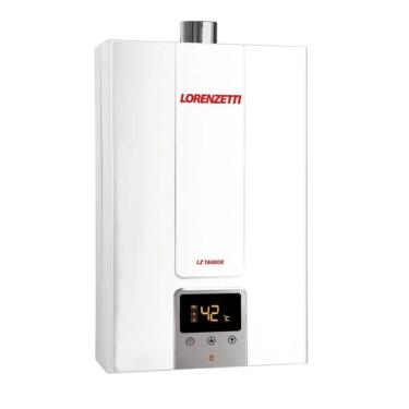 Imagem de Aquecedor de Água a Gás LZ 1600DE Digital 15L-min para Parede com Display Lorenzetti GLP