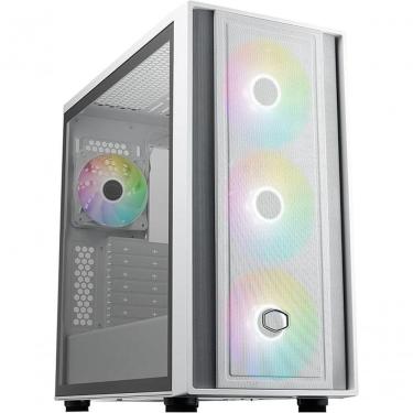 Imagem de Gabinete para Computador Masterbox 600 White Mb600-Wgnn-S00 em Aço com Suporte para Watercooler Branco Cooler Master