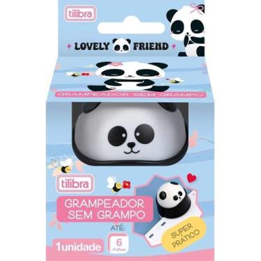 Imagem de Grampeador Sem Grampos Panda Lovely Friend - Tilibra