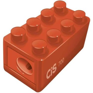 Imagem de Apontador Escolar CIS 700  Simples, Resistente e Preciso -, Vermelho