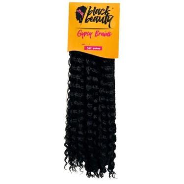 Imagem de Cabelo Crochet Gipsy Braids 75cm Castanho Escuro - Black Beauty
