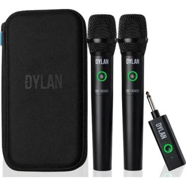Imagem de Microfone dylan celebrate 2.4 ghz wireless dc-3000 p10 preto
