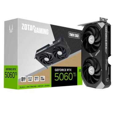 Imagem de Placa de Vídeo Zotac Twin Edge NVIDIA GeForce RTX-5060Ti 8GB GDDR7 - E
