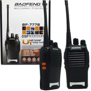 Imagem de Kit 2 Rádio Comunicador Walk Talk HT UHF 16 Canais Baofeng