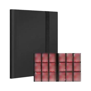 Imagem de Fichário De Cartas Colecionáveis Com 12 Bolsos, Durável Em PP, Capacid