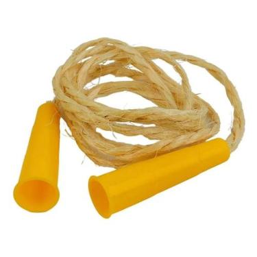 Imagem de Kit C/ 4 Pula Corda Sisal Brinquedo Infantil 2 Metros Cada - MINI TOYS