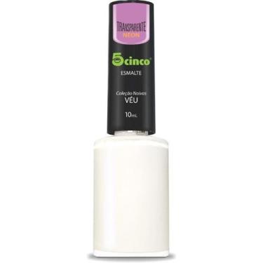 Imagem de Esmalte Transparente Neon Véu 5cinco 10ml - Brilho Sob Luz Negra
