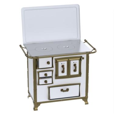 Imagem de Fogao a Lenha Venax n 1 Renaissance Chapa de Aluminio Branco SD