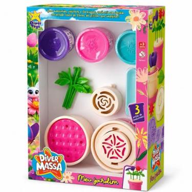 Imagem de Massa de Modelar Divertoys Diver Massa Meu Jardim