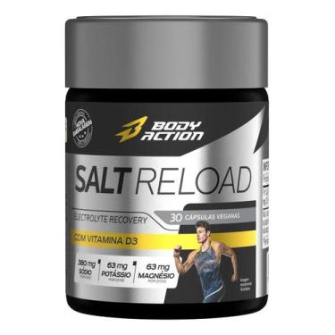 Imagem de Salt Reload 30 Cápsulas Sal Repositor Eletrólitos Bodyaction - Body Ac
