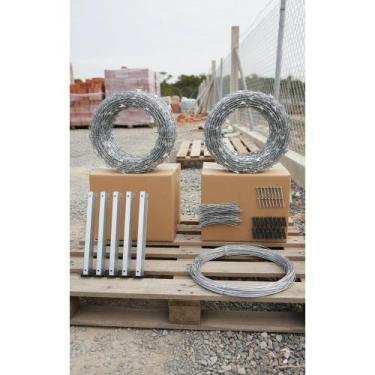 Imagem de Cerca Concertina 20m Aço Galvanizado - Instalação Fácil - Congratulati