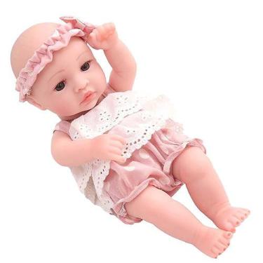 Boneca Bebê Reborn Menino Baby Dolls Em Vinil 45cm em Promoção é no Buscapé