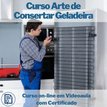 Imagem de Curso on-line em videoaula A Arte de Consertar Geladeira com Certificado