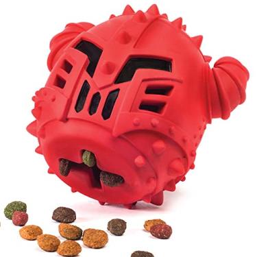 Imagem de Brinquedo Interativo para Cachorro MADOG Gladiador Porta-Petisco (VERMELHO)