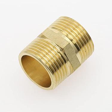 Imagem de Adaptador r¨¢pido de encaixe de bico hexagonal de tubo de lat?o 1/8quot;?1/4";?3/8";?1/2";?3/4";?1"?Conector de rosca macho BSP, 1/4"